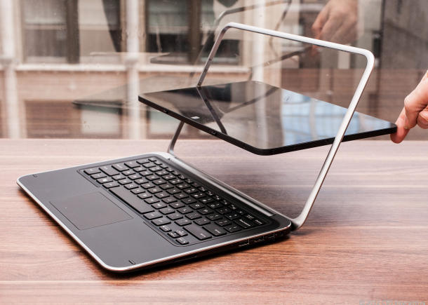 Dell XPS 12 laptop convertible / tablet dengan Windows 8