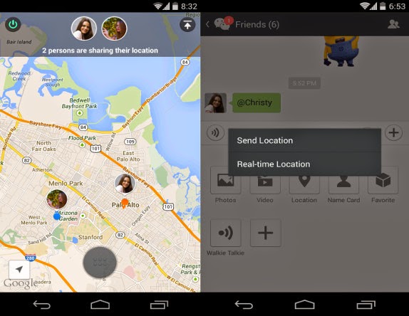 WeChat, messenger, berita teknologi, fitur terbaru wechat, location sharing